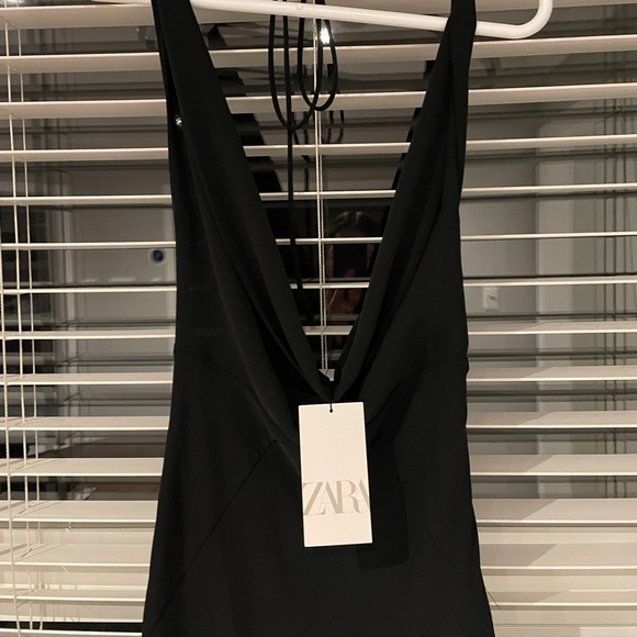 New Zara Flowy Draped Dress - 9227/716 - Picture 12 of 12
